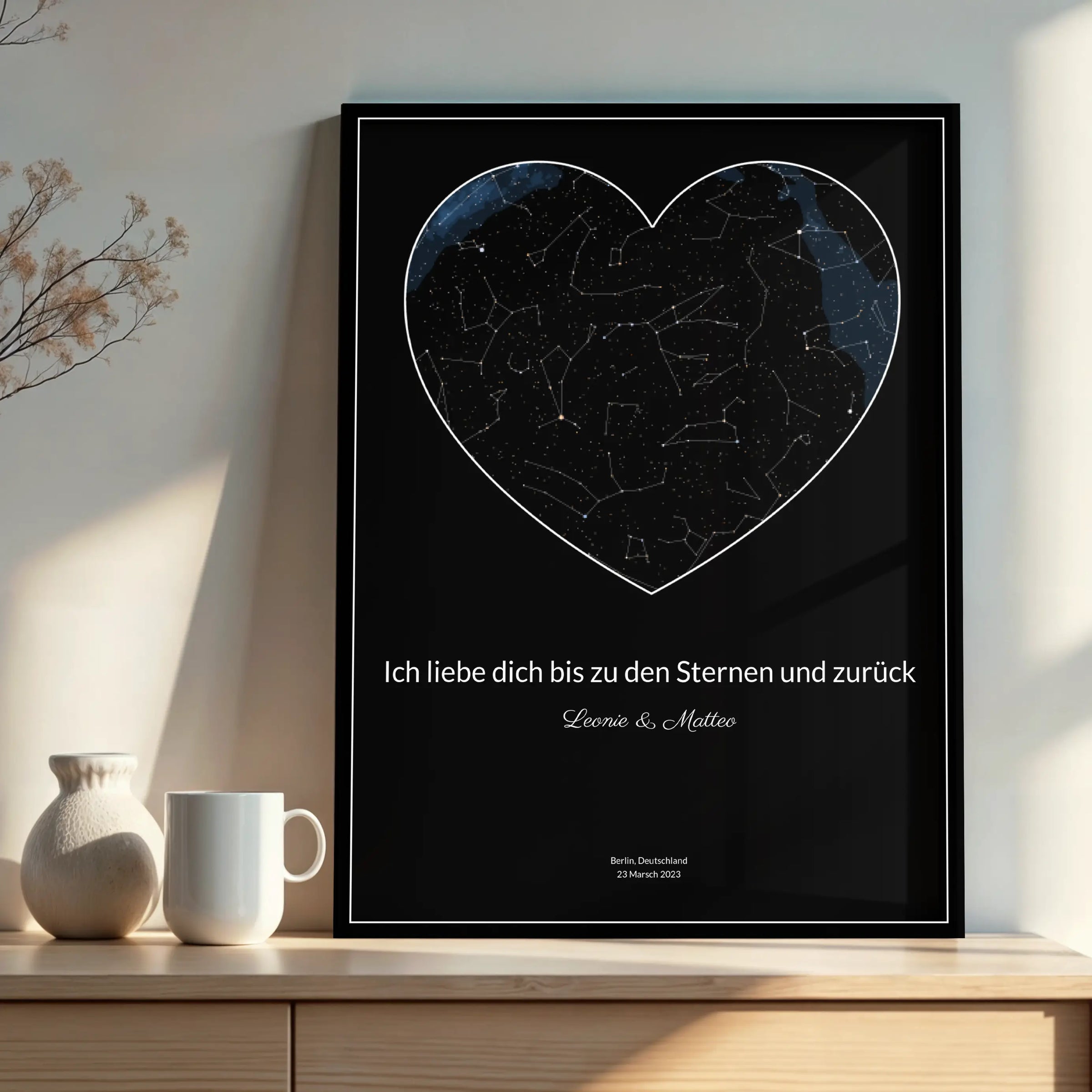 Ich liebe dich bis zu den Sternen und zurück